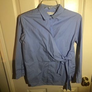 Zara kids 11/12 tie front blouse